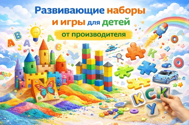 Развивающие товары для детского творчества от производителя